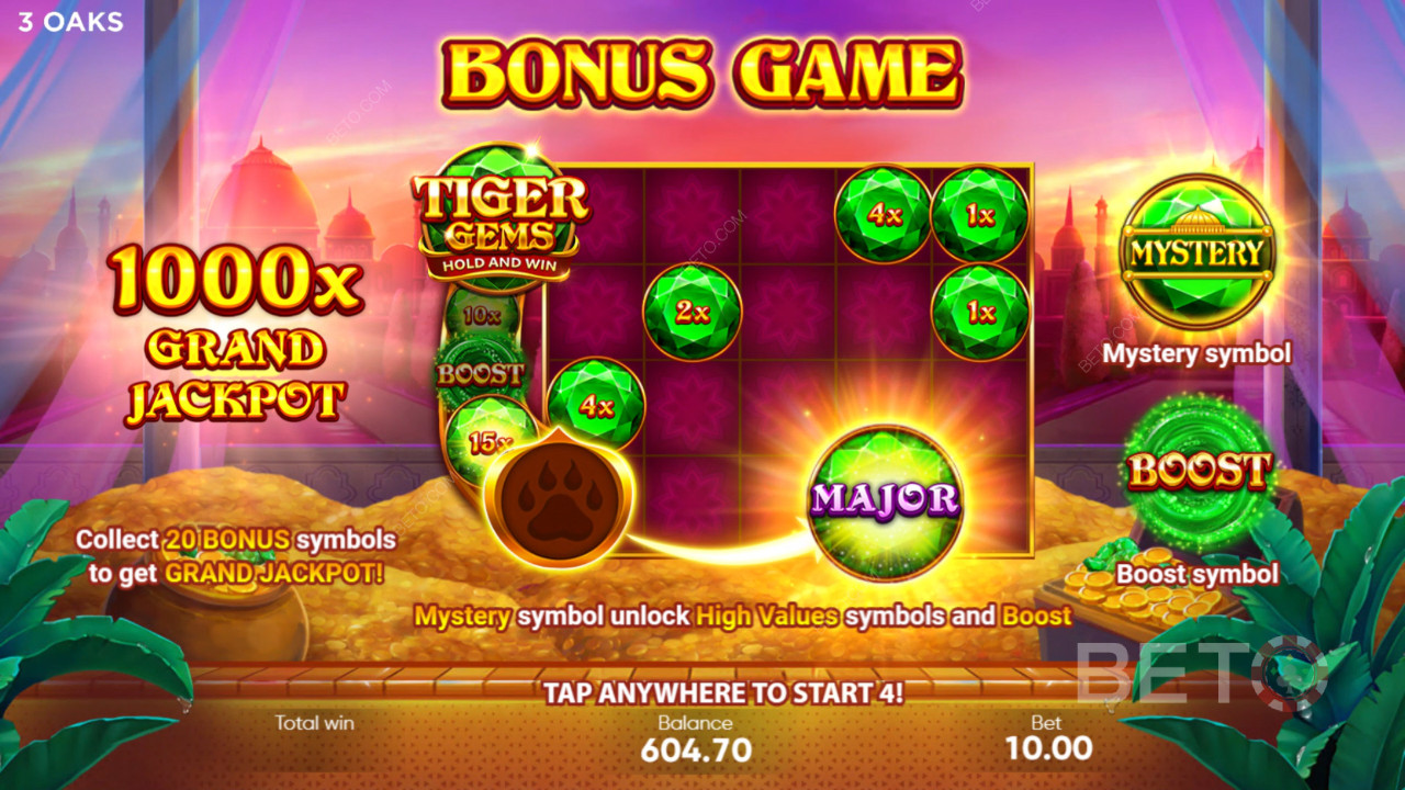 Tiger Gems by 3 Oaks Gaming: Bonus Features Breakdown