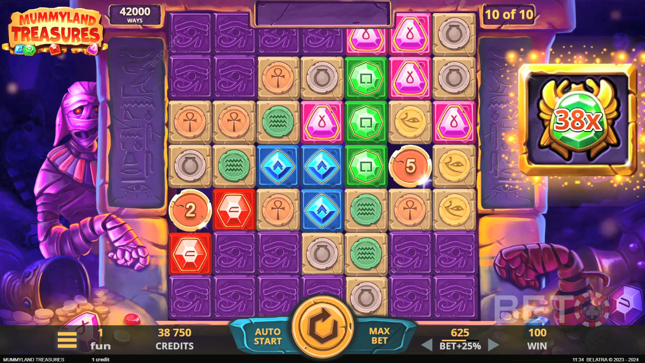 Unearth Ripper Bonuses in Mummyland Treasures by Belatra