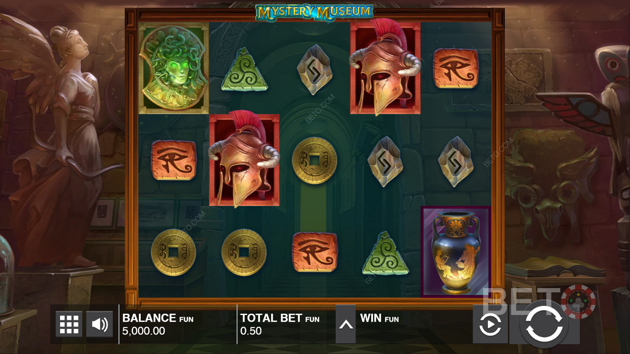 Uncover ancient secrets in the Mystery Museum online pokie