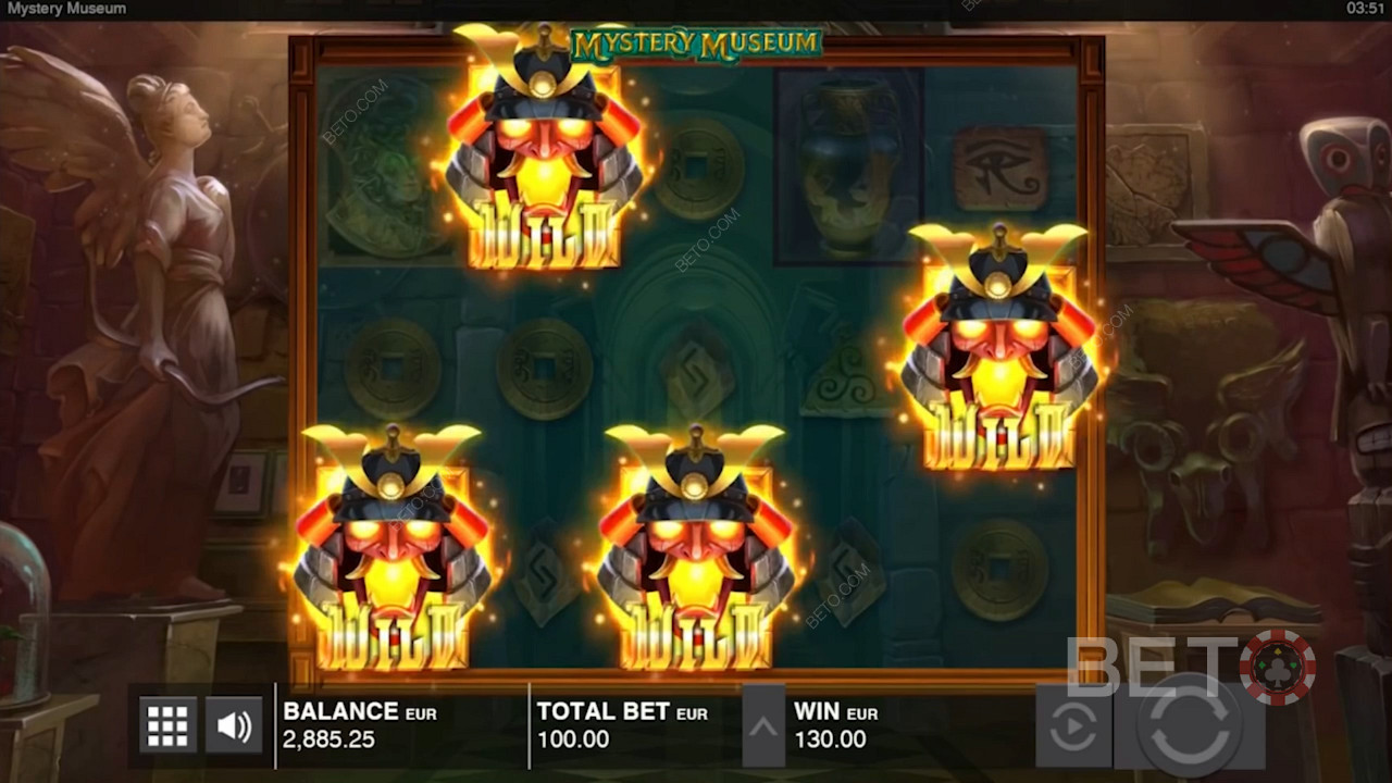 Snag 3+ Wild Samurai icons to kick off Free Spins