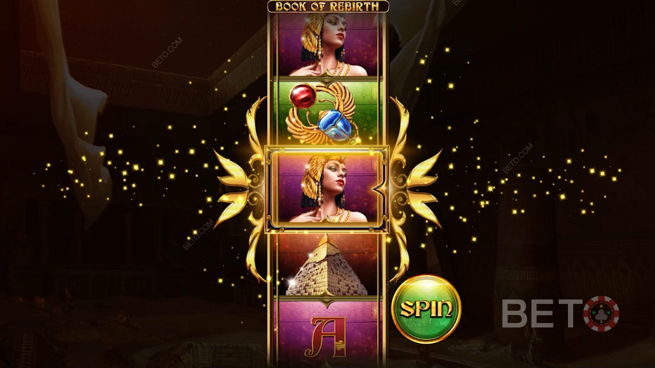 Ripper Free Spin bonus of Book Of Rebirth