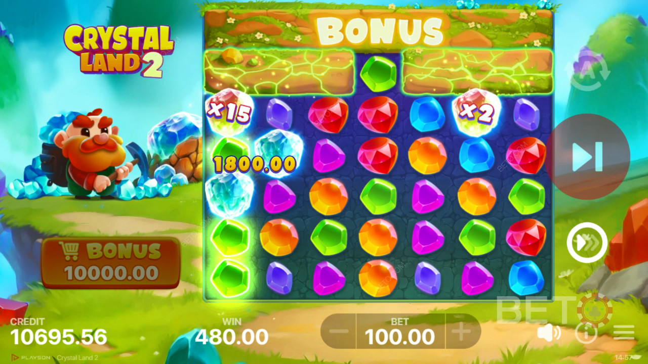 Crystal Land 2 Review by BETO Pokies