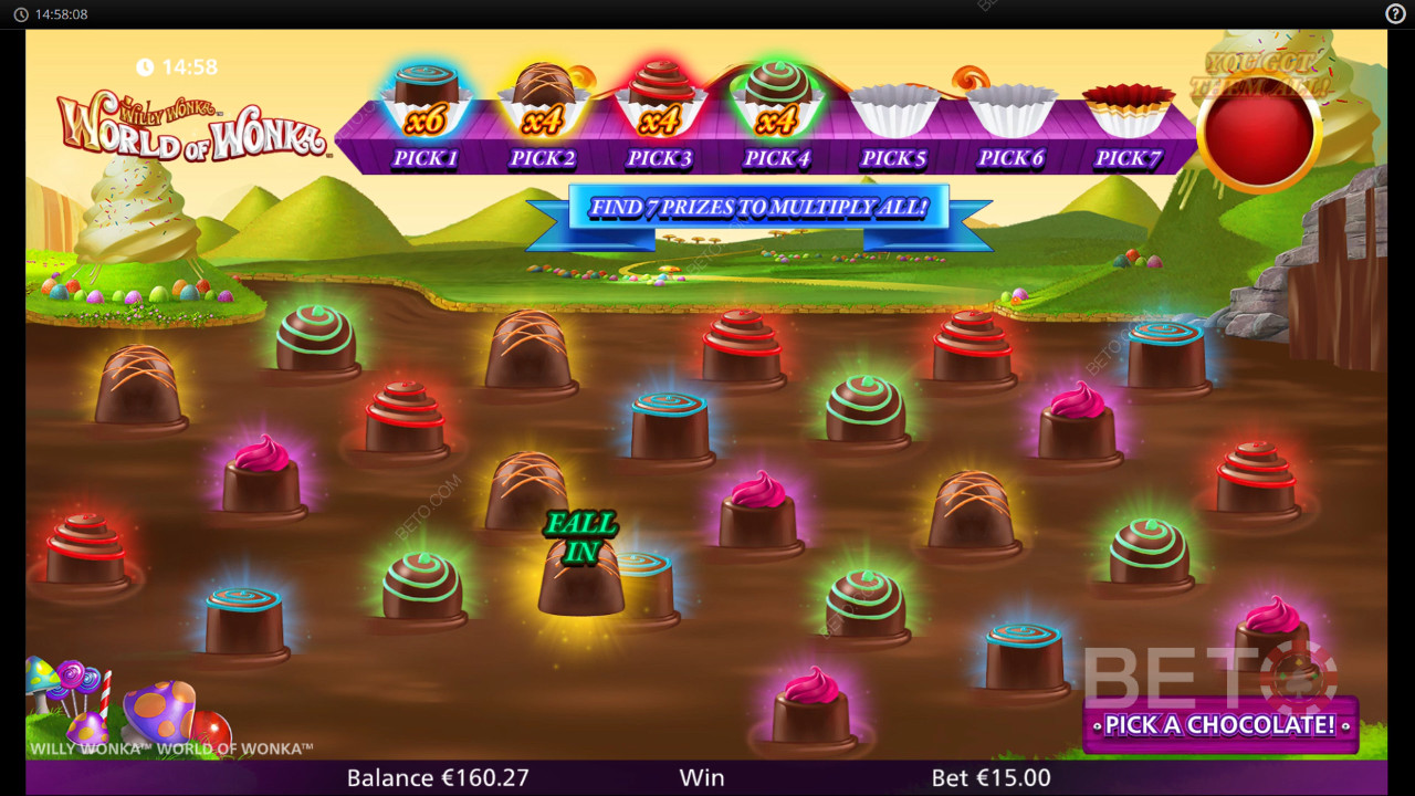 World of Wonka: BETO Pokies