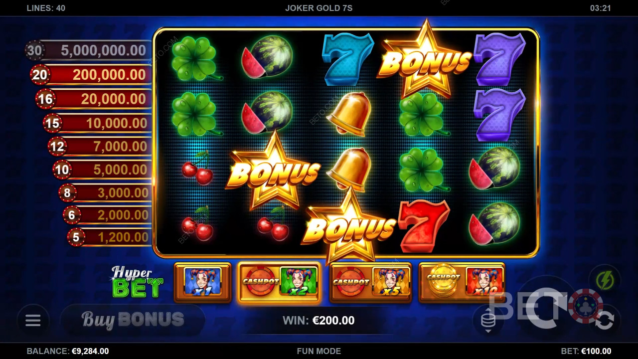Joker Gold 7s Free Play