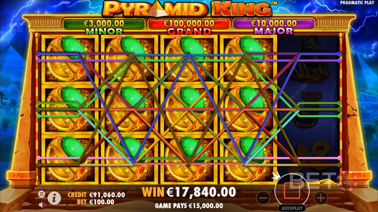 Spin for a shot at Jackpot riches up to 1,000x your bet