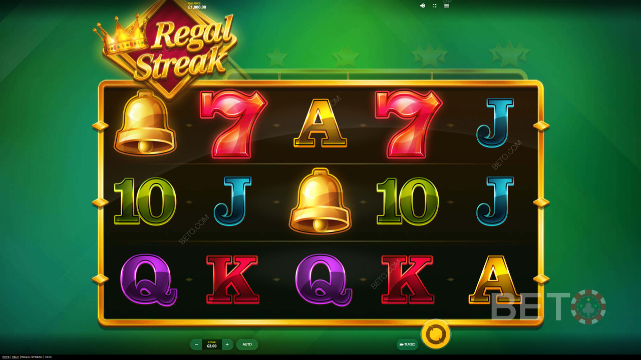 Classic pokie style shines in Regal Streak