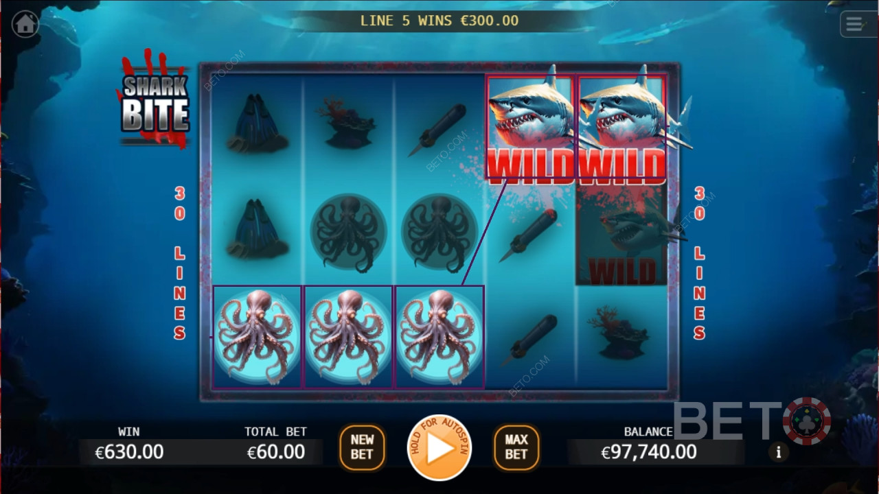 Shark Bite Review by BETO Pokies