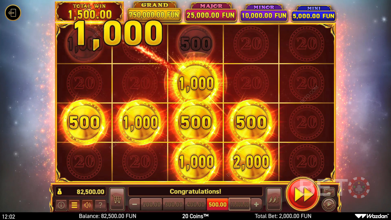20 Coins Free Play