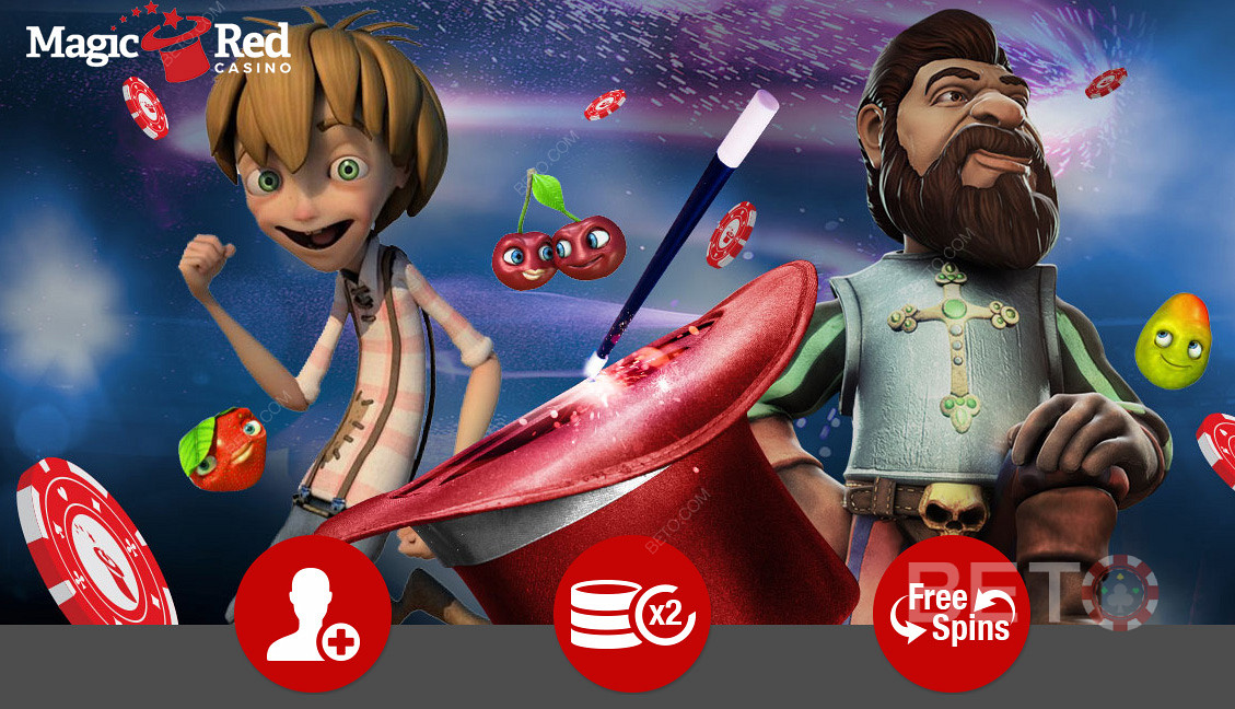 Exclusive rewards at Magic Red online pokies
