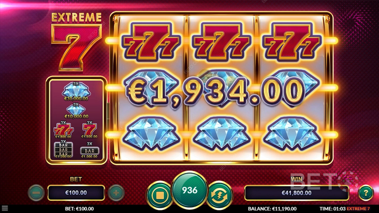 Have a crack at winning big in the dead simple and ripper Extreme 7