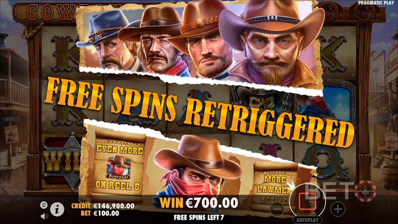 Rustle up ripper wins with the bushrangers in Cowboys Gold pokie