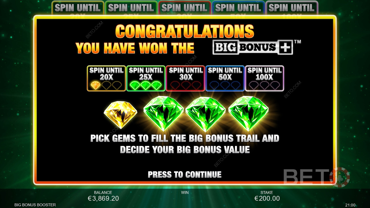 Ripper Bonus Features in Big Bonus Booster by Inspired Gaming