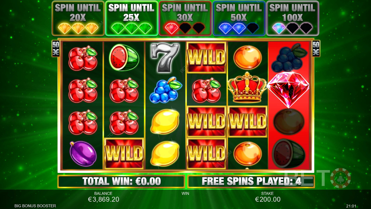 Score 833x Your Wager in the Big Bonus Booster Pokie Game!