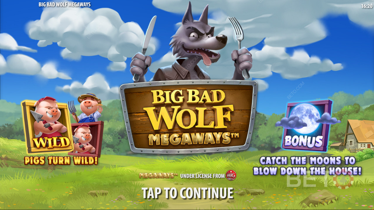 Unleash Piggy Wilds and Free Spins in Big Bad Wolf Megaways pokie