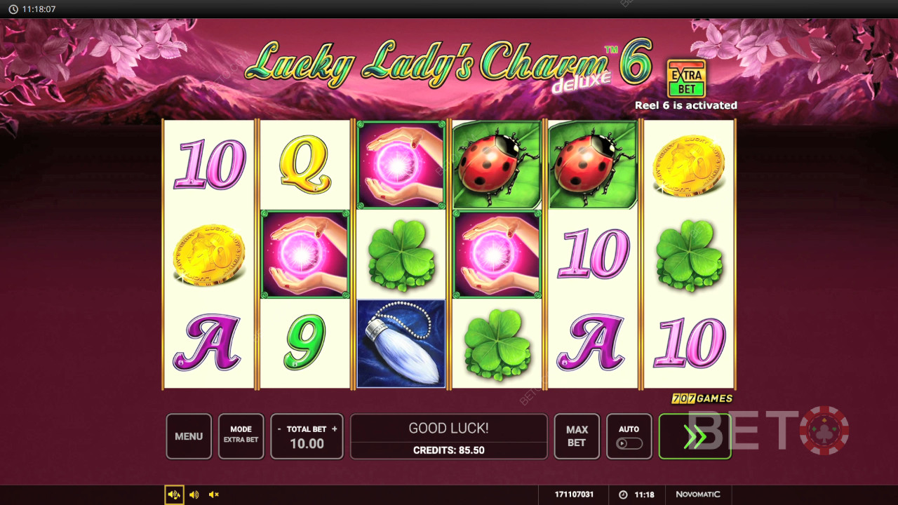 Lucky Lady's Charm deluxe 6 Free Play