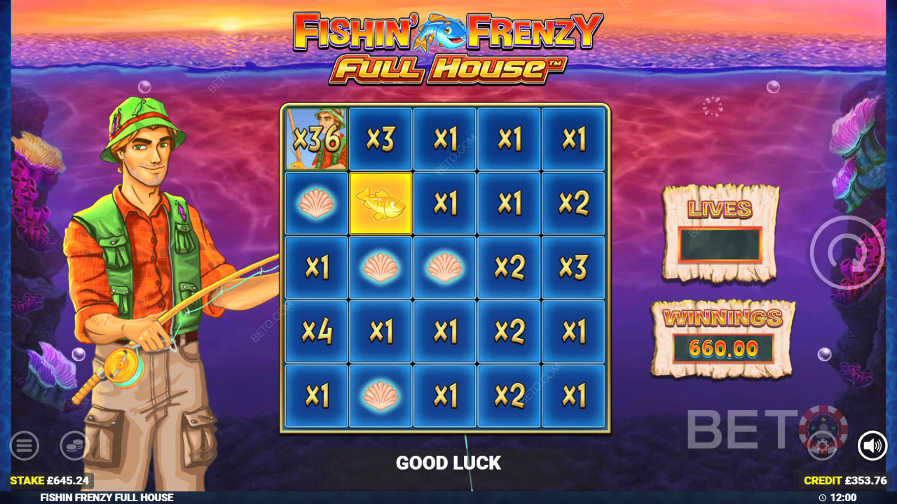 Reel in 1,300x Your Wager on Fishin
