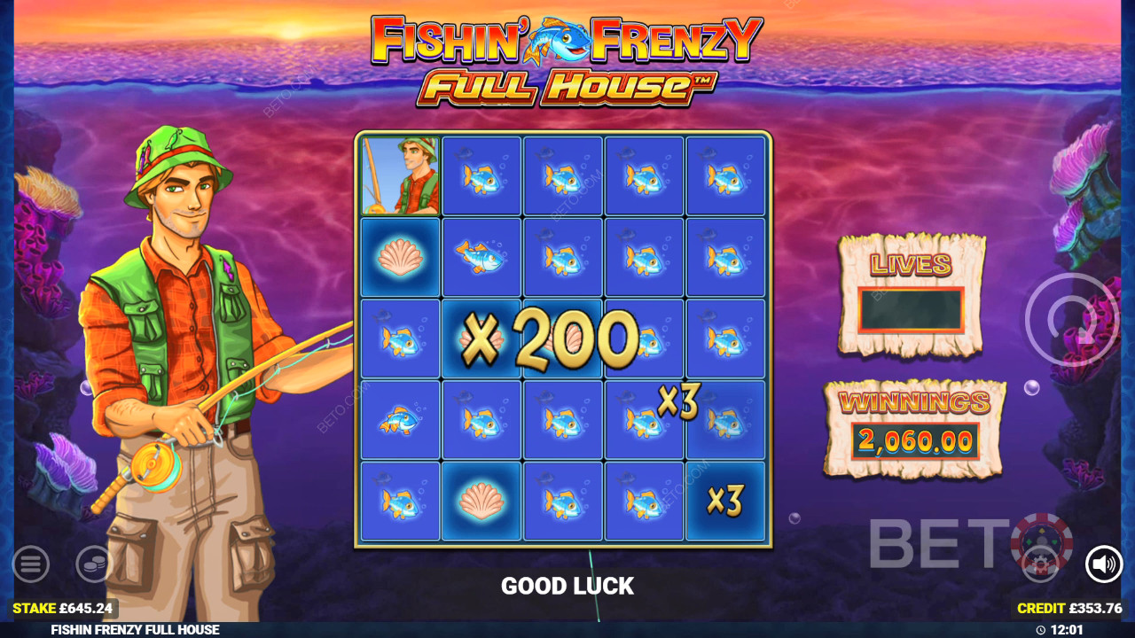 Fishin' Frenzy Full House Free Play