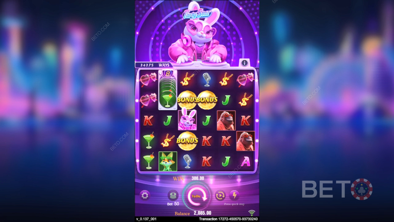 Party Star Review by BETO Pokies