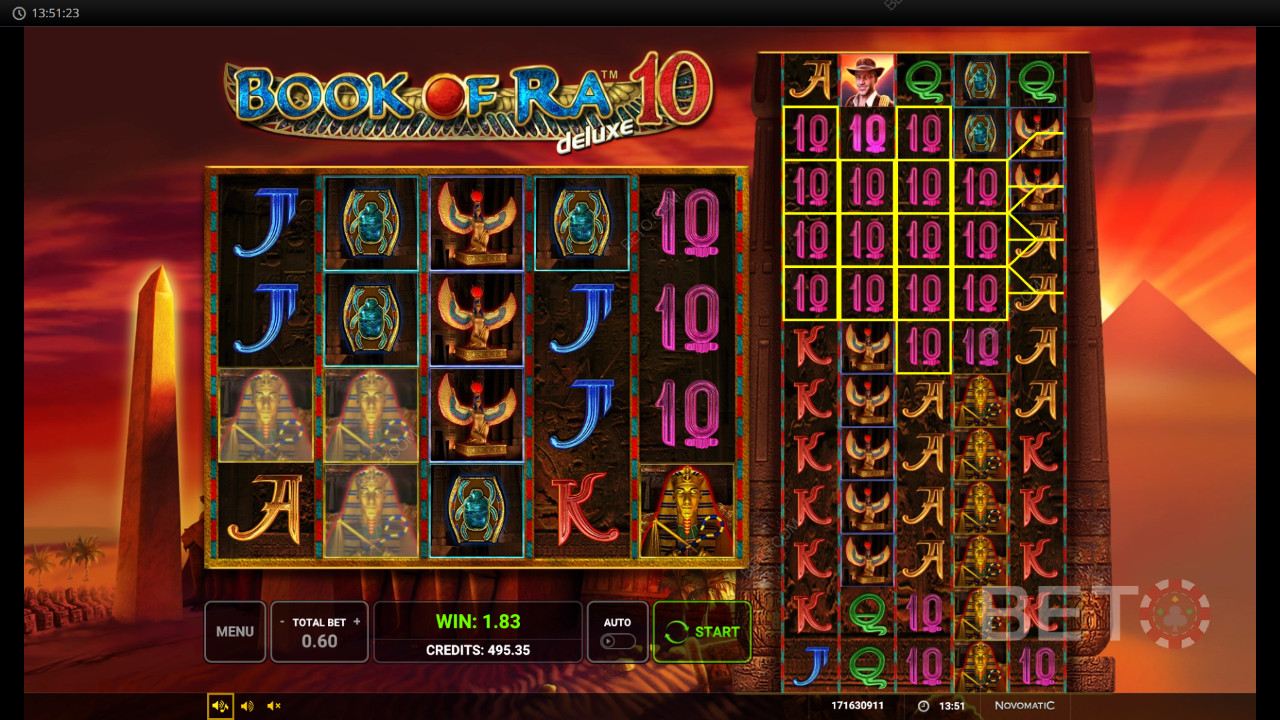 Snag 1,143x Your Wager in Book Of Ra Deluxe 10 Pokie!