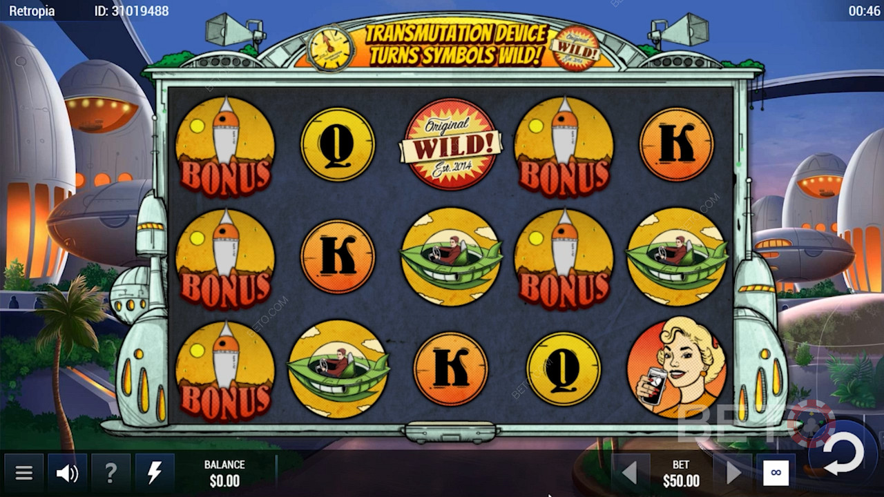 Score 5+ bonus icons to kick off free spins