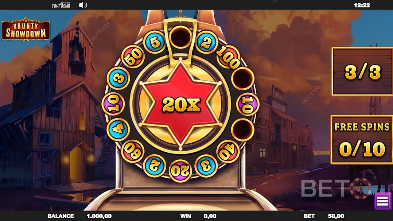 Ripper Bonus Features in the game Bounty Showdown
