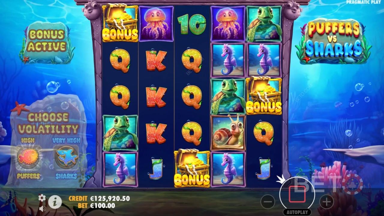 Puffers Vs Sharks Review by BETO Pokies
