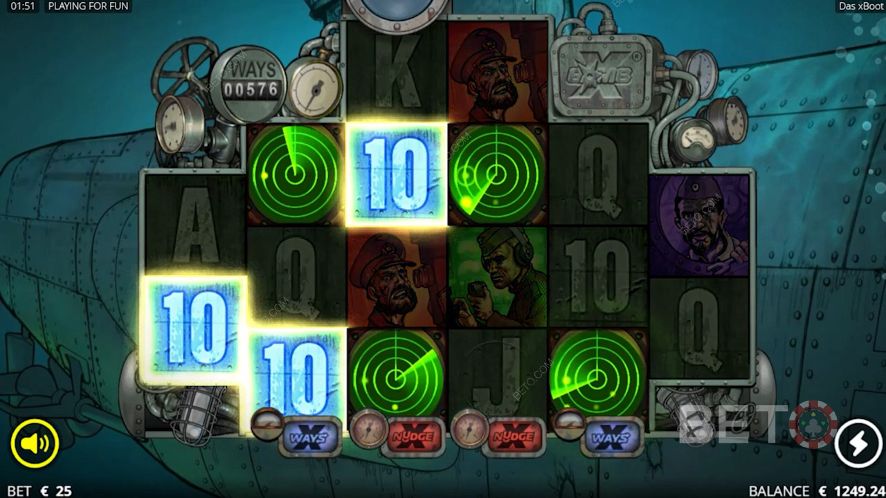 The Das xBoot online pokie boasts a solid RTP of 96.05% and high volatility