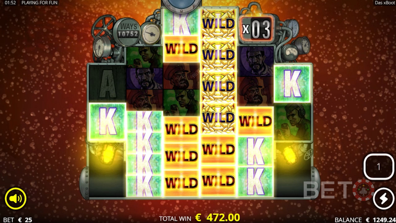 Dive deep into a sea of ripper bonus features in the Das xBoot pokie