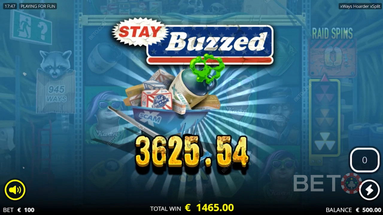 This ripper pokie boasts a high volatility and 96.14% RTP