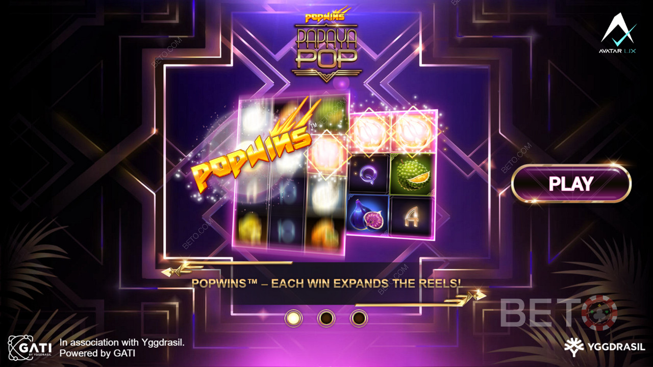 Expanding reels ripper - PapayaPop video pokie