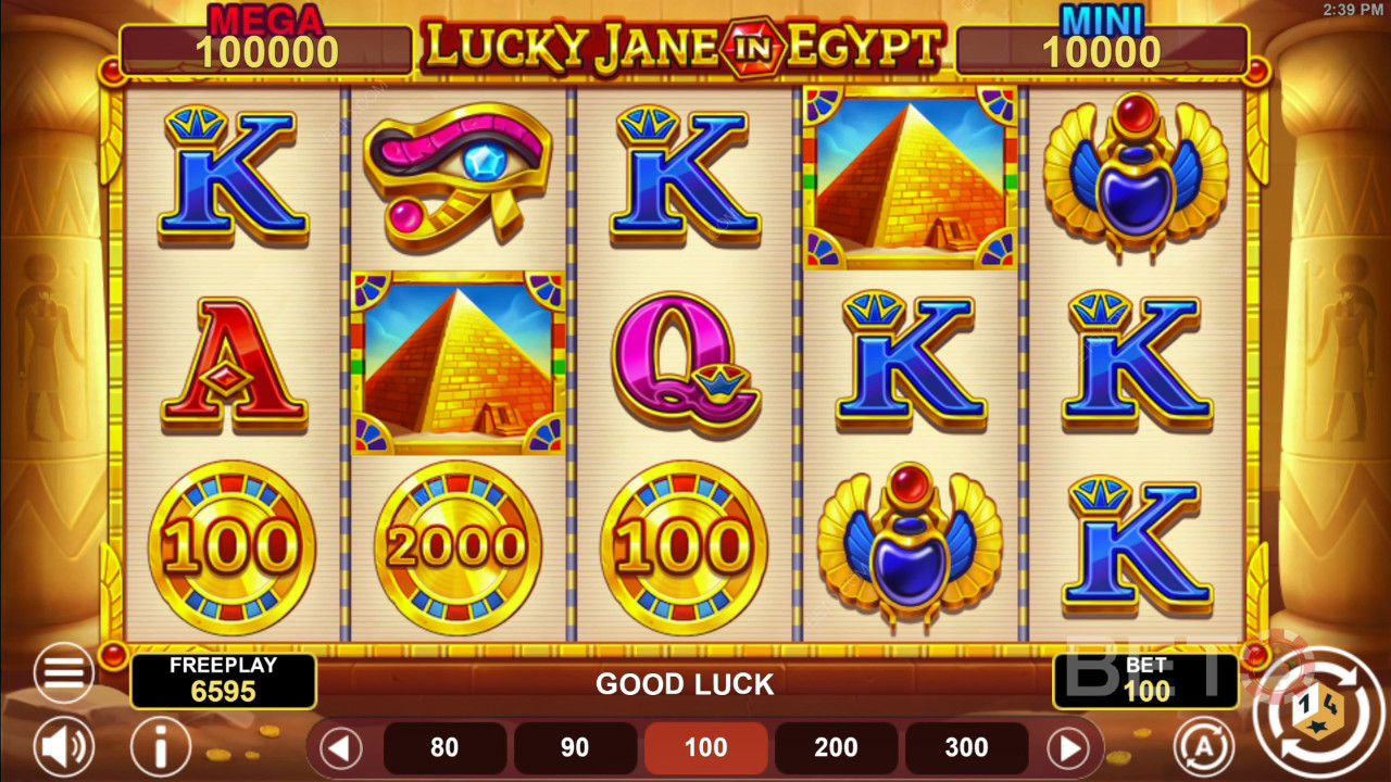 Lucky Jane in Egypt Hold & Win Free Play