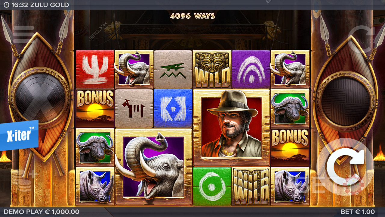 In this pokie, bigger means better. The Colossal symbols are simply more valuable