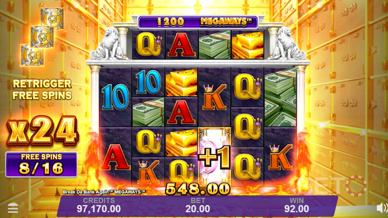 Break Da Bank Again Megaways Free Spins Bonanza