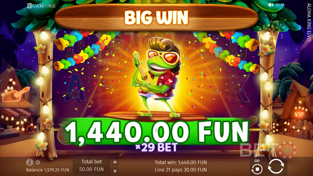 Score big bucks on Aloha King Elvis