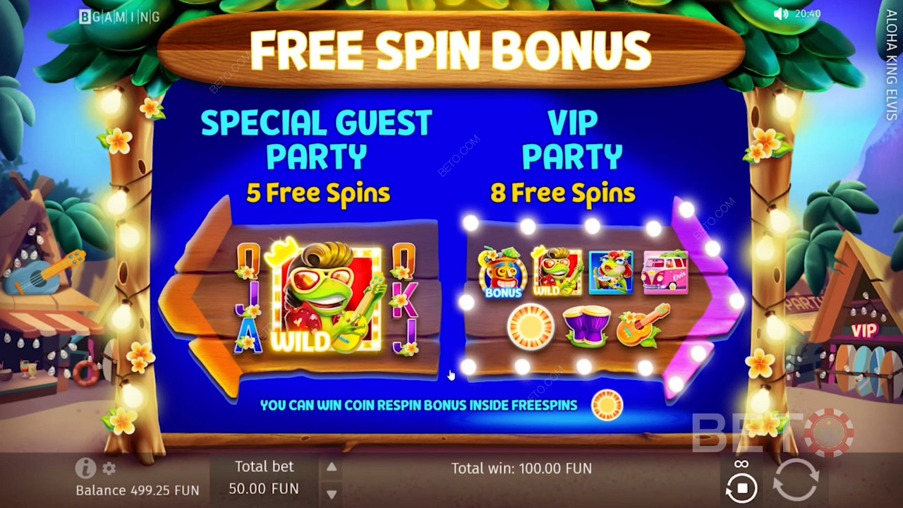 Welcome to Aloha King Elvis pokie