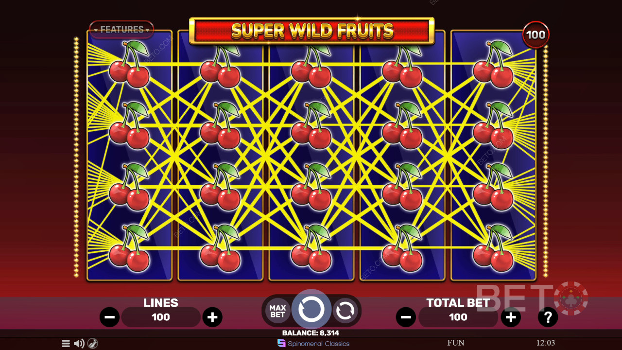 Super Wild Fruits Review by BETO Pokies