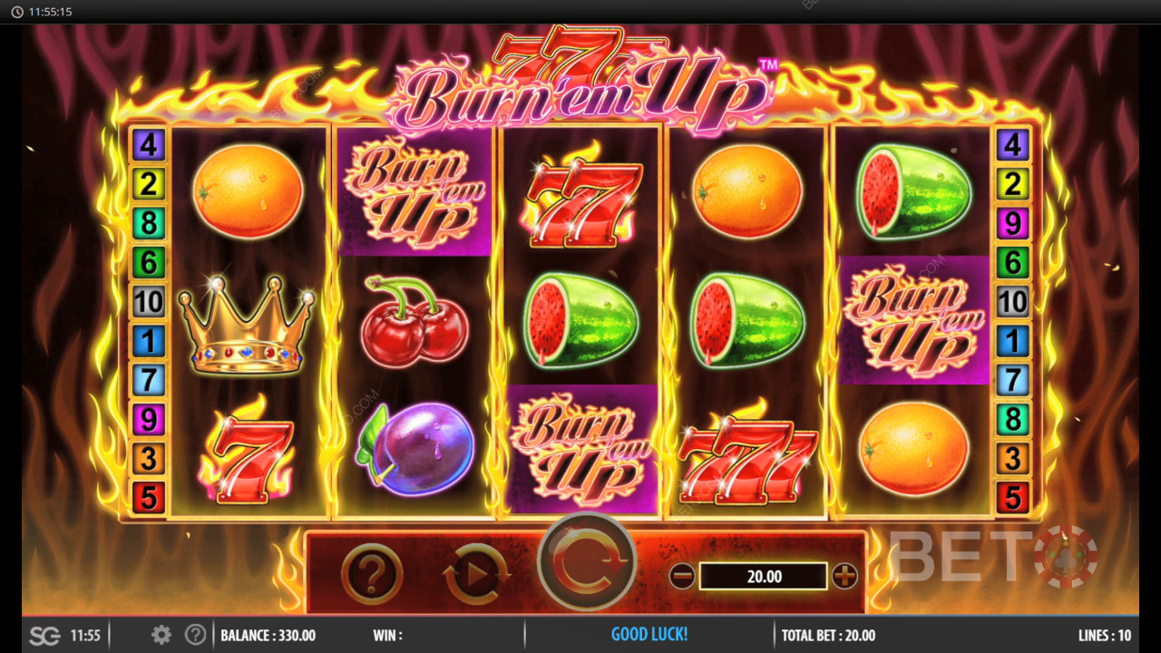 777 Burn' Em Up Free Play
