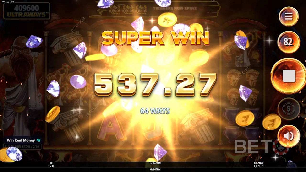 Spin for a chance at ripper wins up to 18,000x your total bet