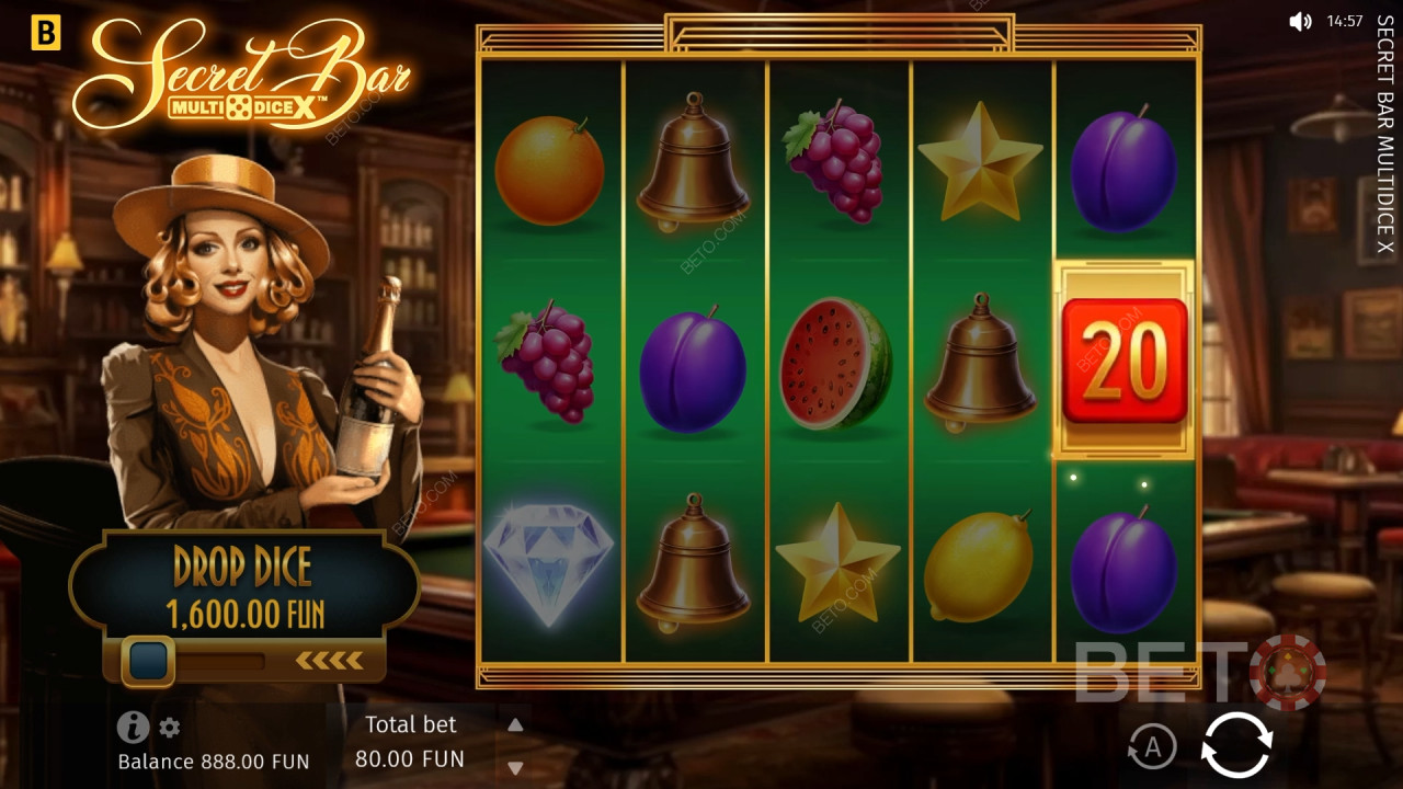 Secret Bar Multi Dice X Review by BETO Pokies