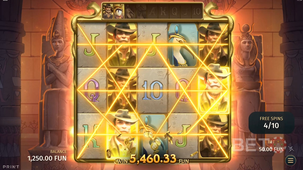 This pokie boasts a 96.50% RTP and packs high volatility