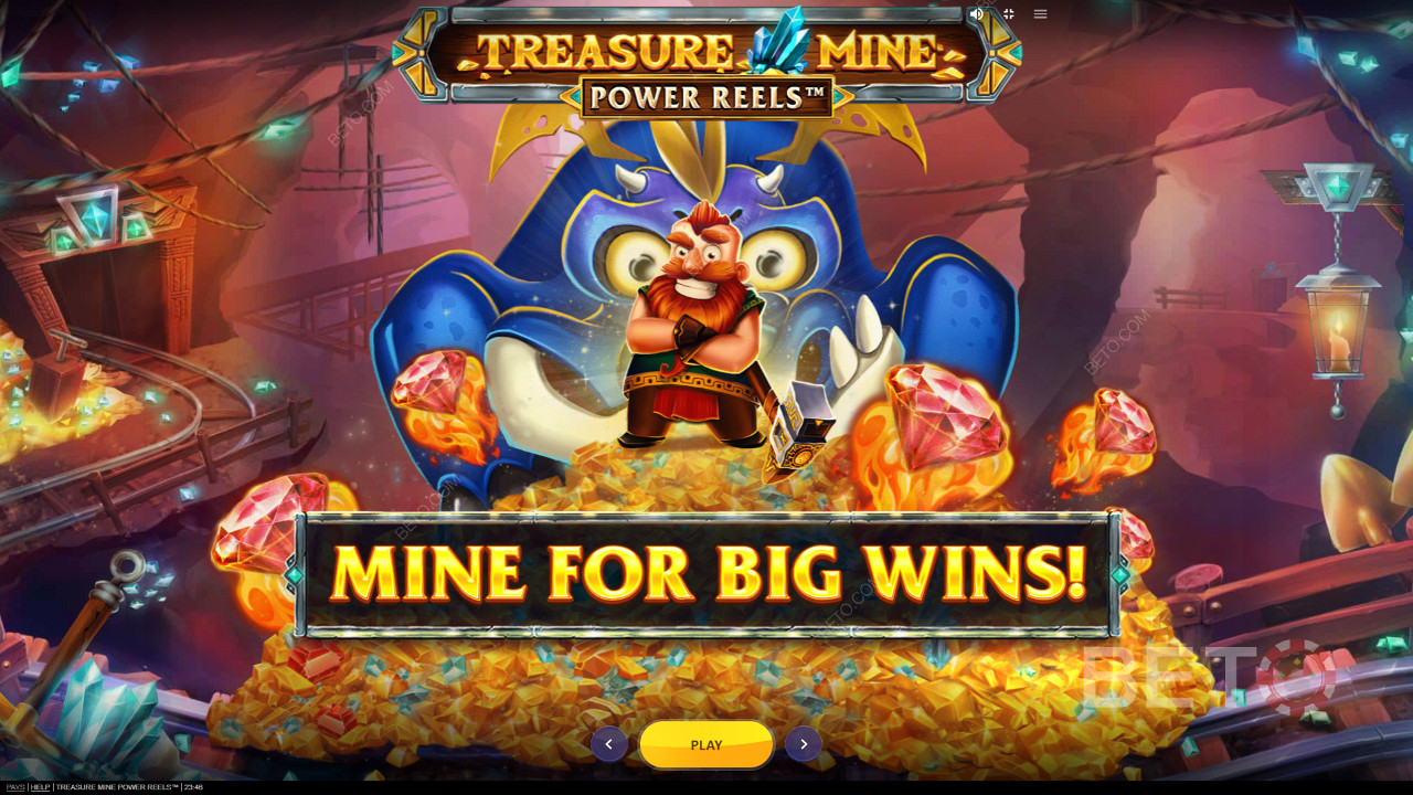 Snag a Miner Wild with a Diamond Wild to dig for massive wins
