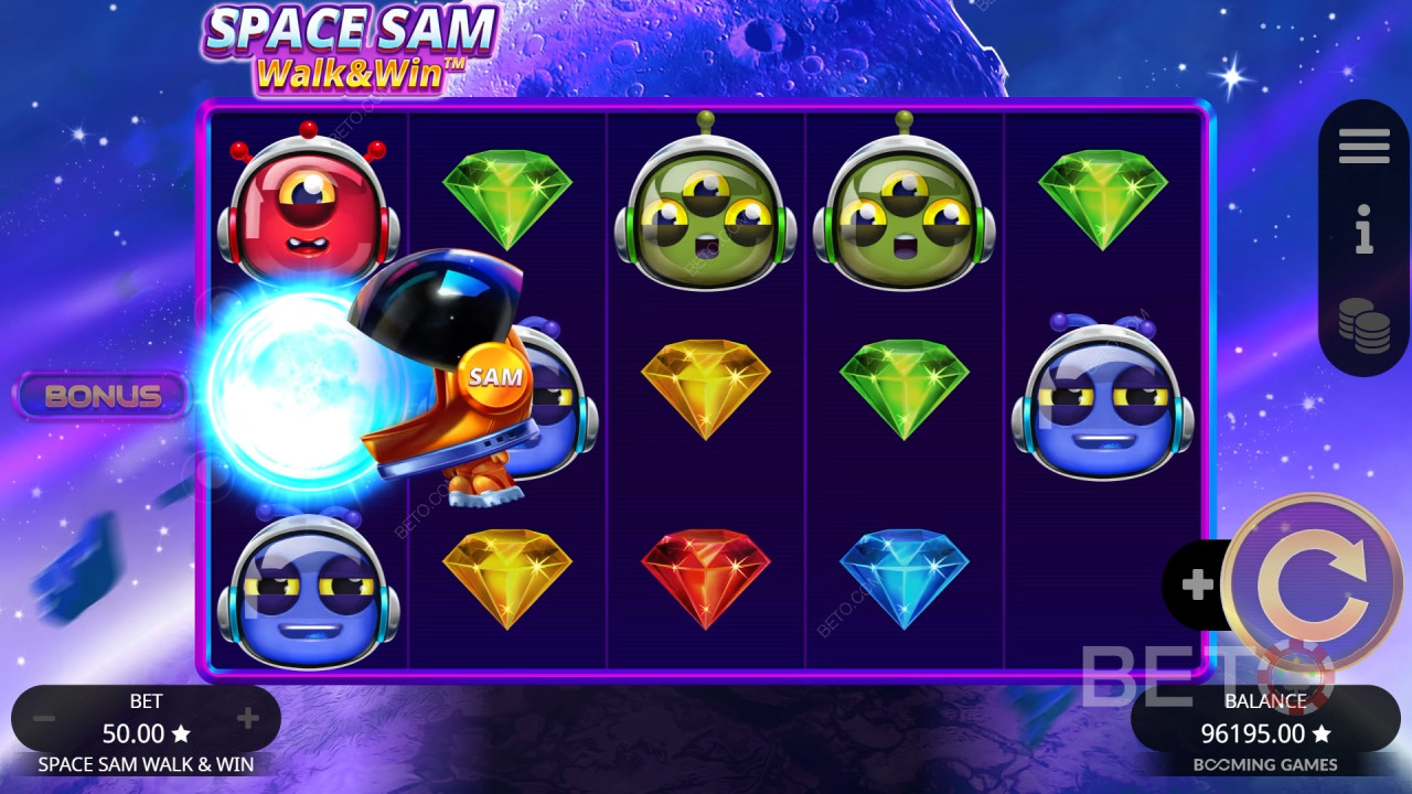 Space Sam Walkabout Win: BETO Pokies Review