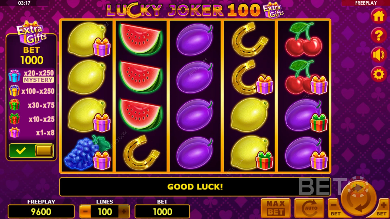 Lucky Joker 100 Extra Gifts Review by BETO Pokies