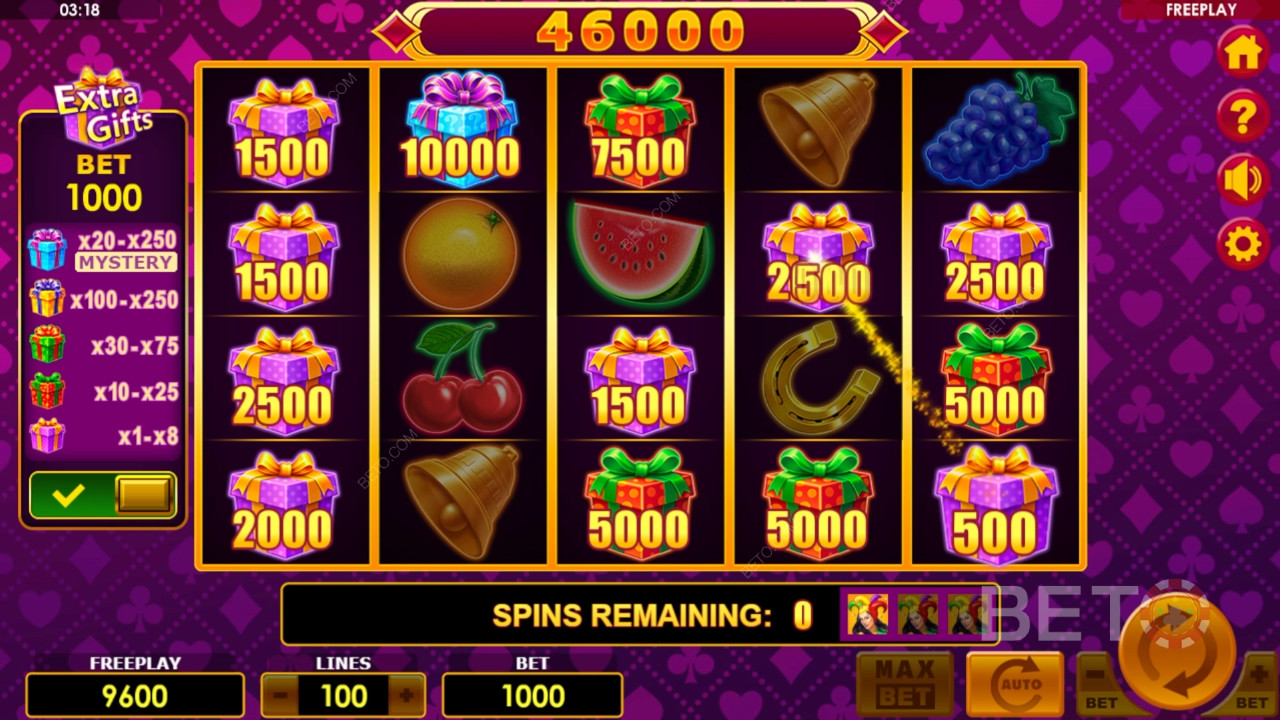 Ripper Bonus Features in Lucky Joker 100 Extra Gifts by Amatic Industries