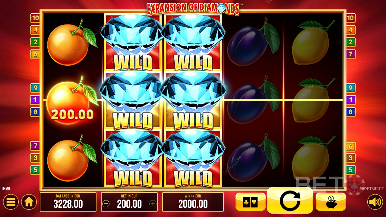 Expansion of Diamonds Free Play