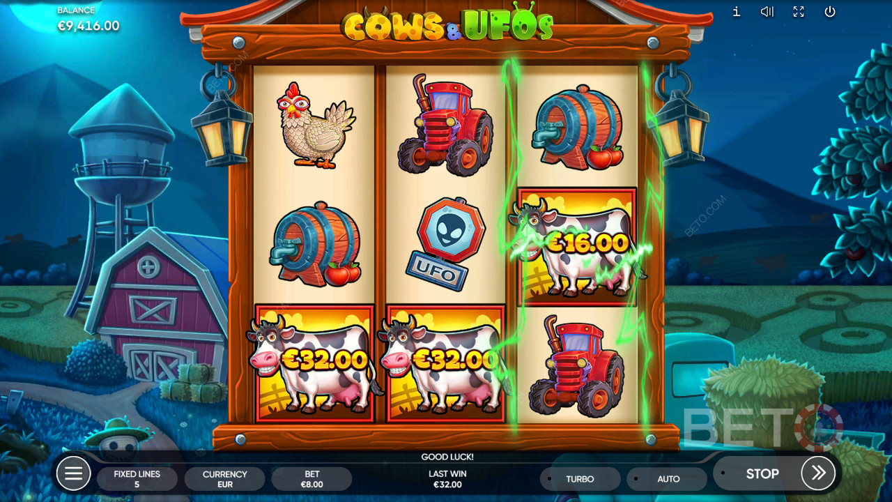 Cows & UFOs: BETO Pokies