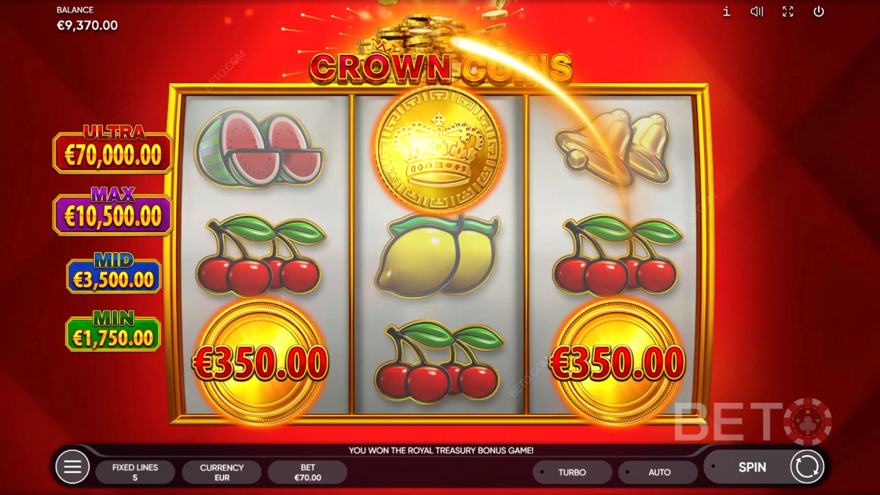 Crown Coins Review by BETO Pokies