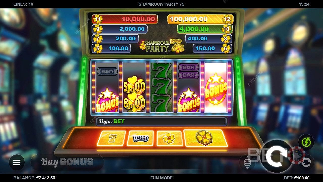 Shamrock Party 7s Free Play
