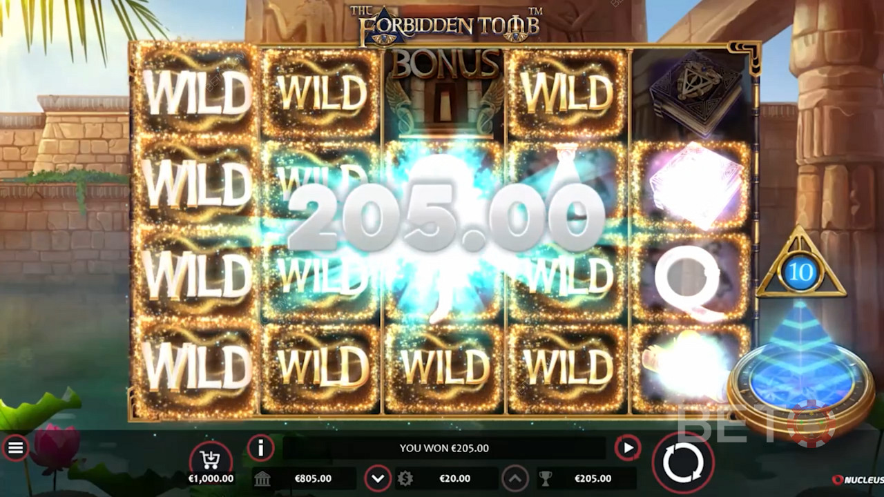 Snag heaps of Wilds and score big in this Aussie-style Egypt pokie