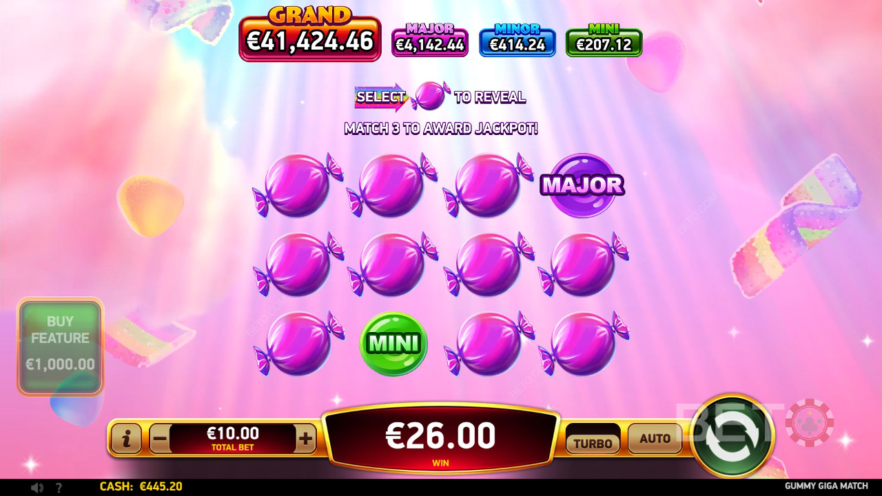 Score 18,997x Your Wager in Gummy Giga Match Pokie Online!